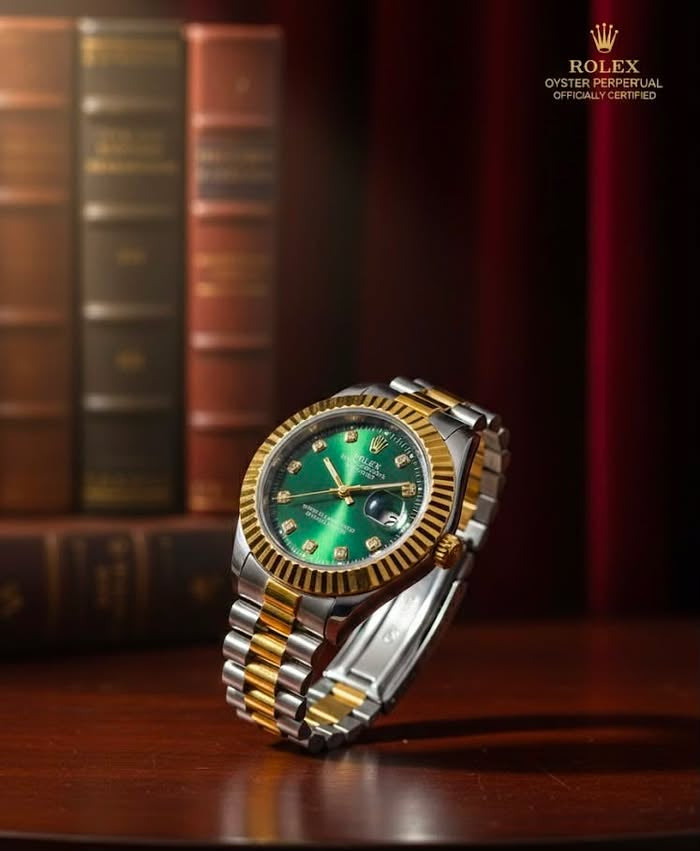 Rolex Datejust - Shiny Green Dial